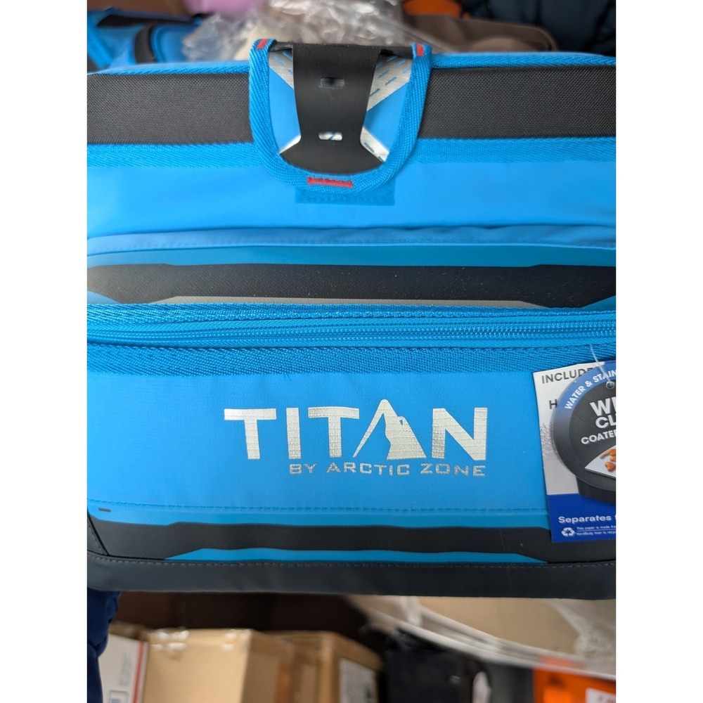 Titan by Arctic Zone 16 Can Zipperless Soft Sided Cooler - Blue